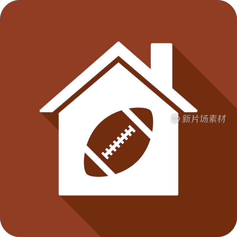 House Football Icon剪影